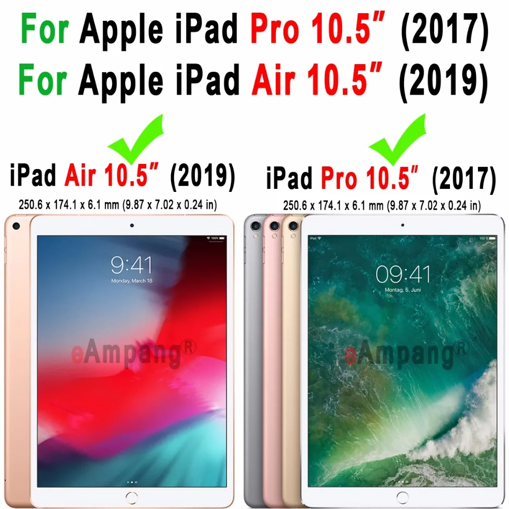 Ультратонкий чехол для Apple iPad Air 3 2019 Pro 10 5 2017 из ТПУ силиконовый прозрачный с