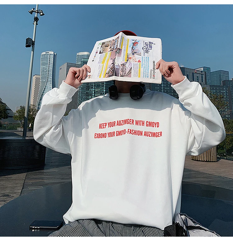 LAPPSTER Harajuku Черная Толстовка для мужчин Весенняя Мужская s Японская уличная толстовка мужская хип хоп с круглым вырезом винтажная толстовка плюс размер