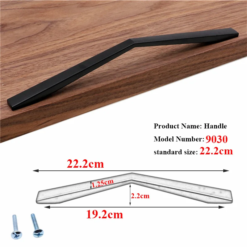 

RUNBAZEF Черные металлические ручки для шкафов