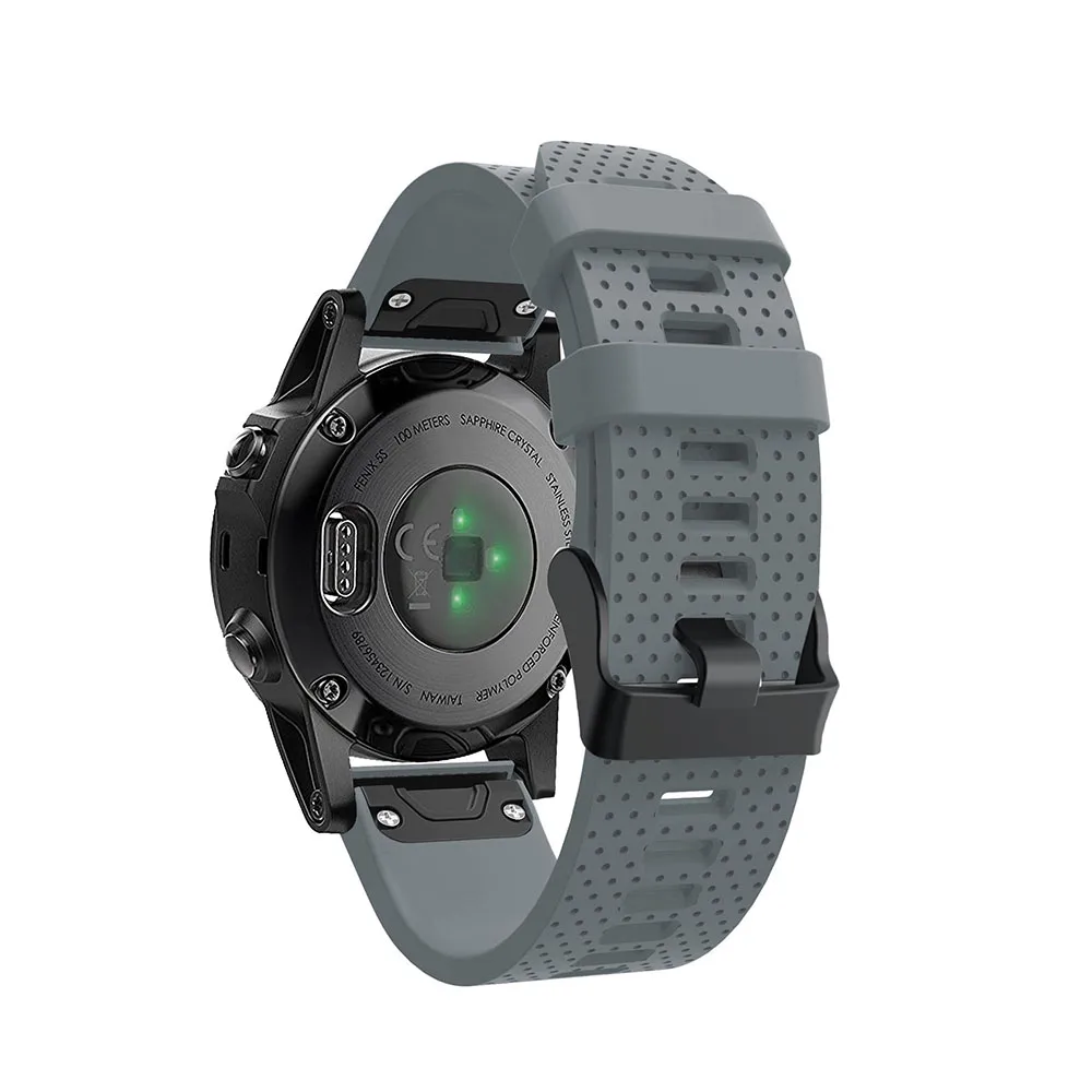 20 мм Ширина Мягкая силиконовая лента для наручных gps-часов Garmin Fenix 5S плюс ремешок