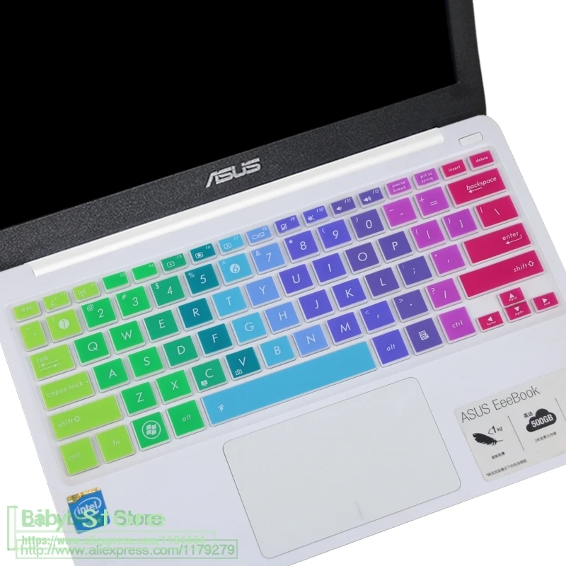 Чехол для клавиатуры ноутбука Asus VivoBook E12 E 12 e203na e203не X205TA E200HA E202SA Защитная пленка 11