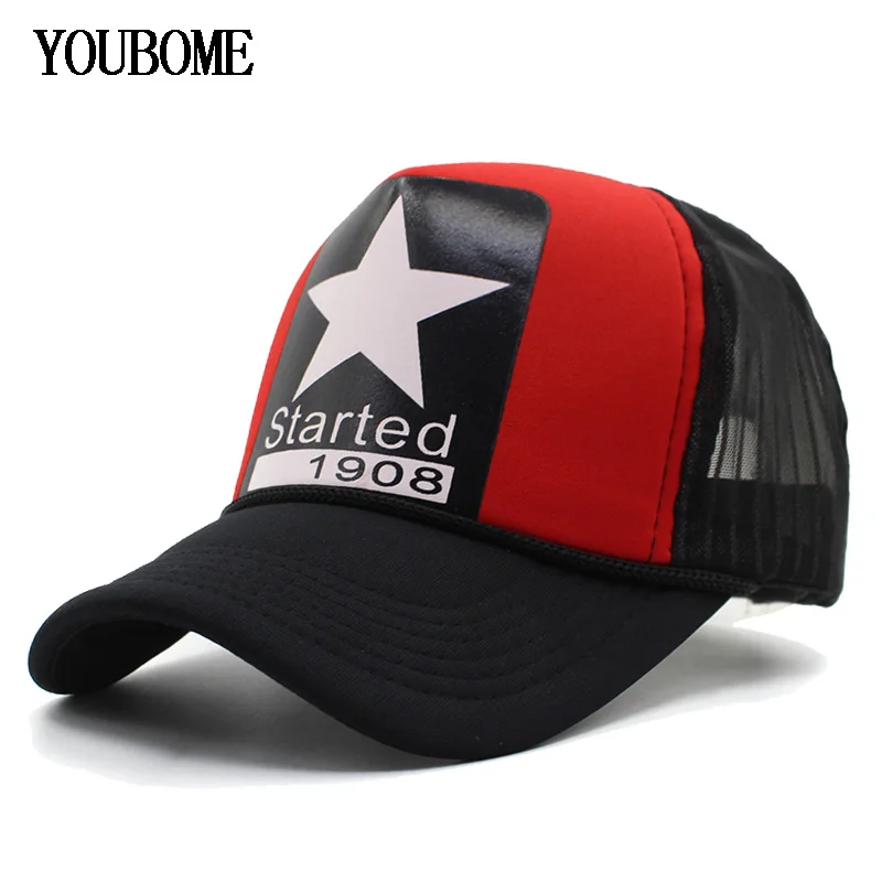 

YOUBOME Baseball Cap Men Brand Snapback Caps Women Hats For Men Mesh Summer Hip hop Casquette Bone Summer MaLe Dad Cap Hat 2018