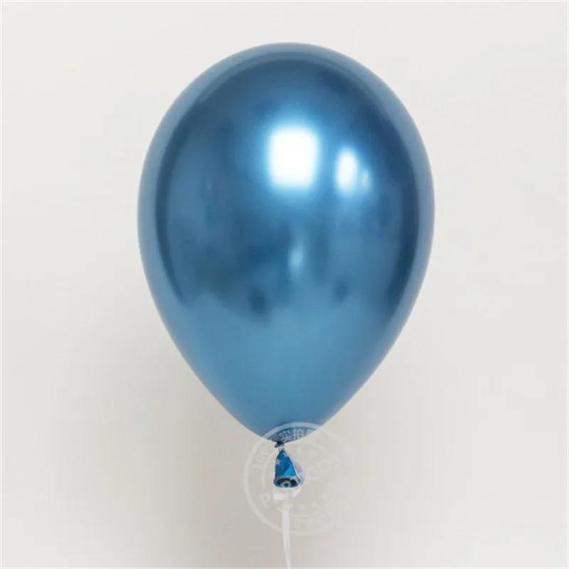 10inch blue 10 шт Волшебные длинные шары металлические длинные полосы воздушный шар блестящий хром Связывание твист латексный шар День рождения Свадебная вечеринка украшения - Цвет: 10inch blue
