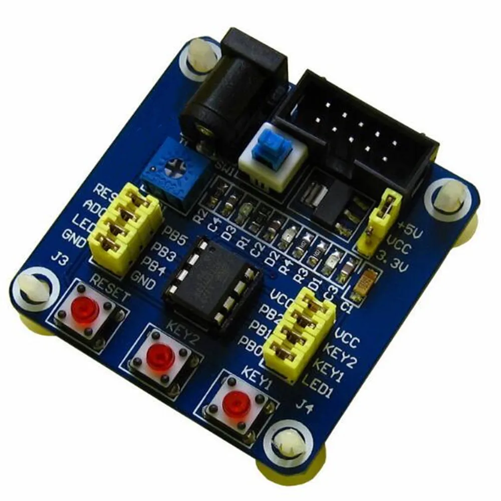 Плата обучения Attiny13 плата разработки AVR экспериментальная тестовая встроенная