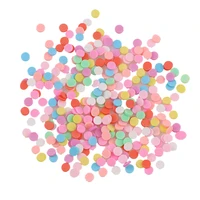 5mm 20glot polymer clay candy colored clay cute beaded for diy kids handwork bracelet necklace jewelry handiwork crafts