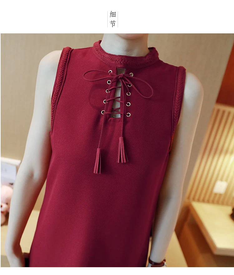 329 летняя одежда для беременных женщин платье без рукавов в Корейском стиле