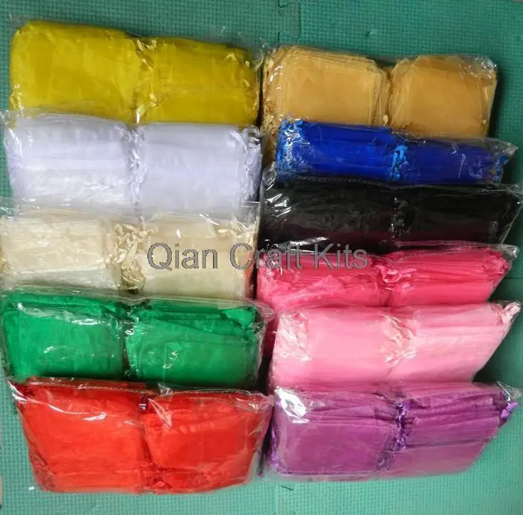 200 шт. подарочные пакеты из органзы 10 х14 см (4 Х6 дюйма)|bag a|bag fbag for |