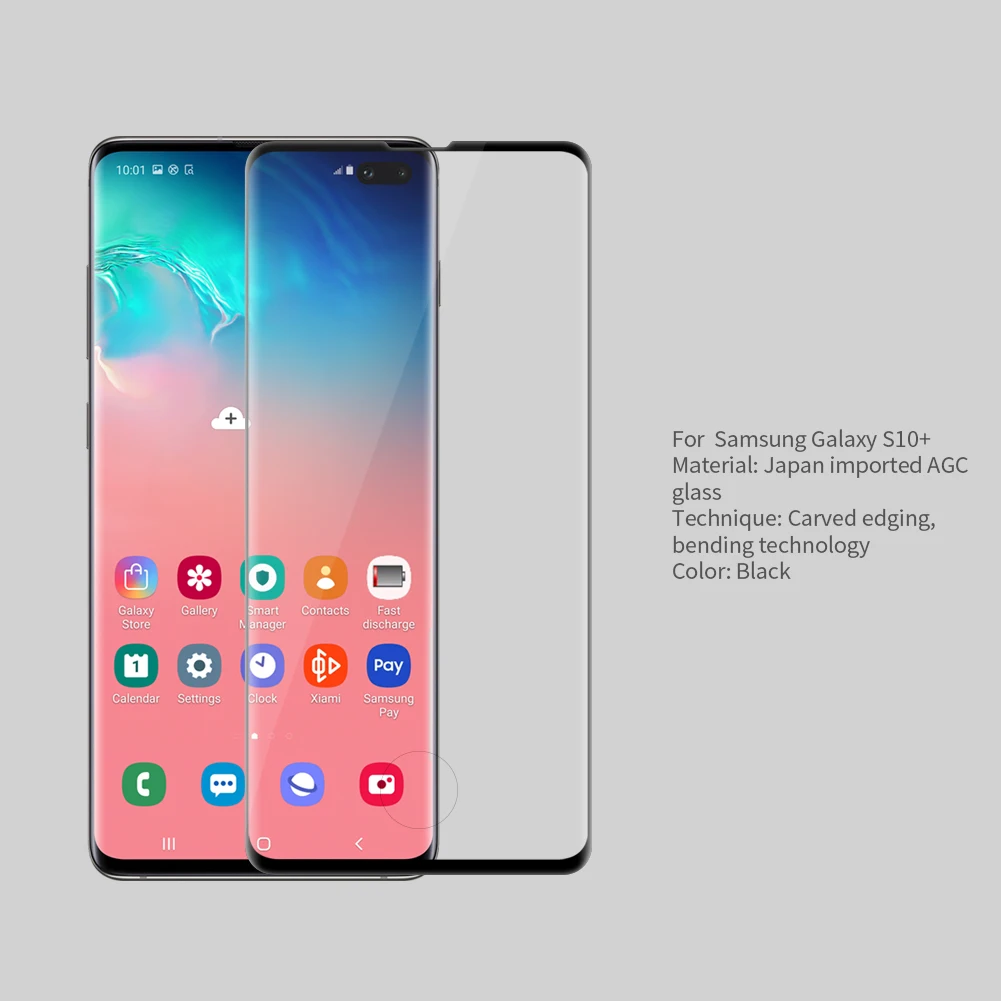 Закаленное стекло Nillkin для Samsung Galaxy S10 Plus S10E 3D CP + Max Защита экрана стекло|Защитные