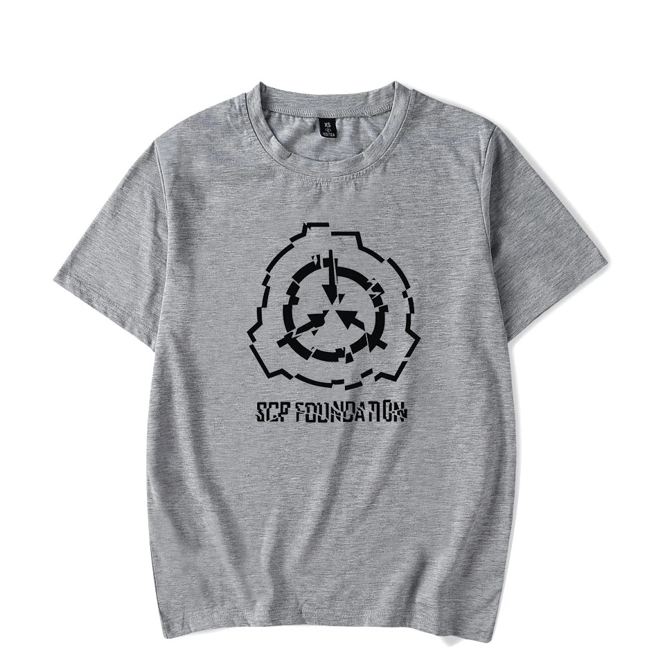 Новейшая летняя модная футболка Scp Foundation мужская и женская повседневная с
