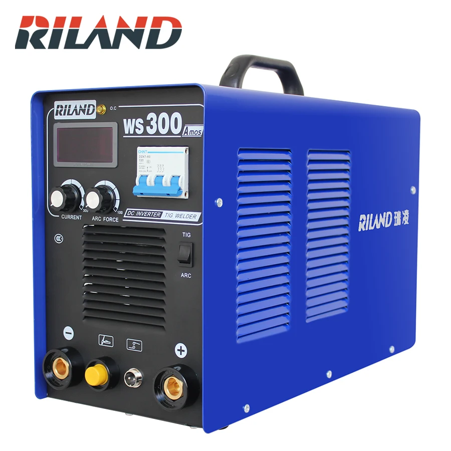 RILAND WS300A 2 в 1 дуговой/TIG IGBT инверторный дуговой Электрический сварочный аппарат 380