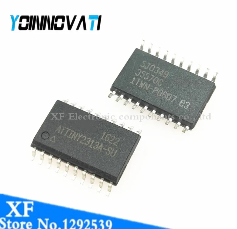 10 шт. ATTINY2313A-SU ATTINY2313A ATTINY2313 TINY2313A 2313 IC MCU 8BIT 2KB флэш-20soic Лидер продаж