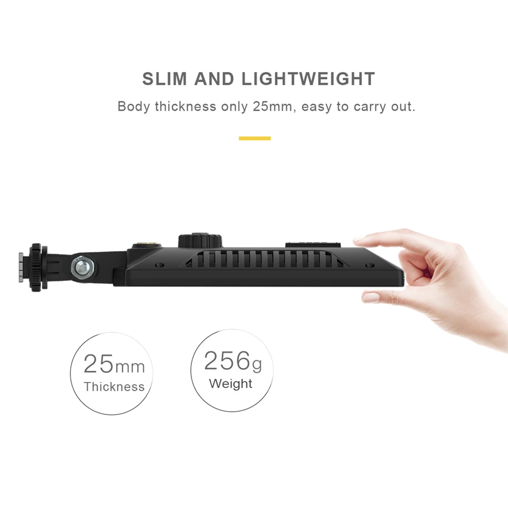 Подсветка PixeL P20 LCD Studio LED Light для видео двухцветный 3200 K 5600 и регулируемая яркость