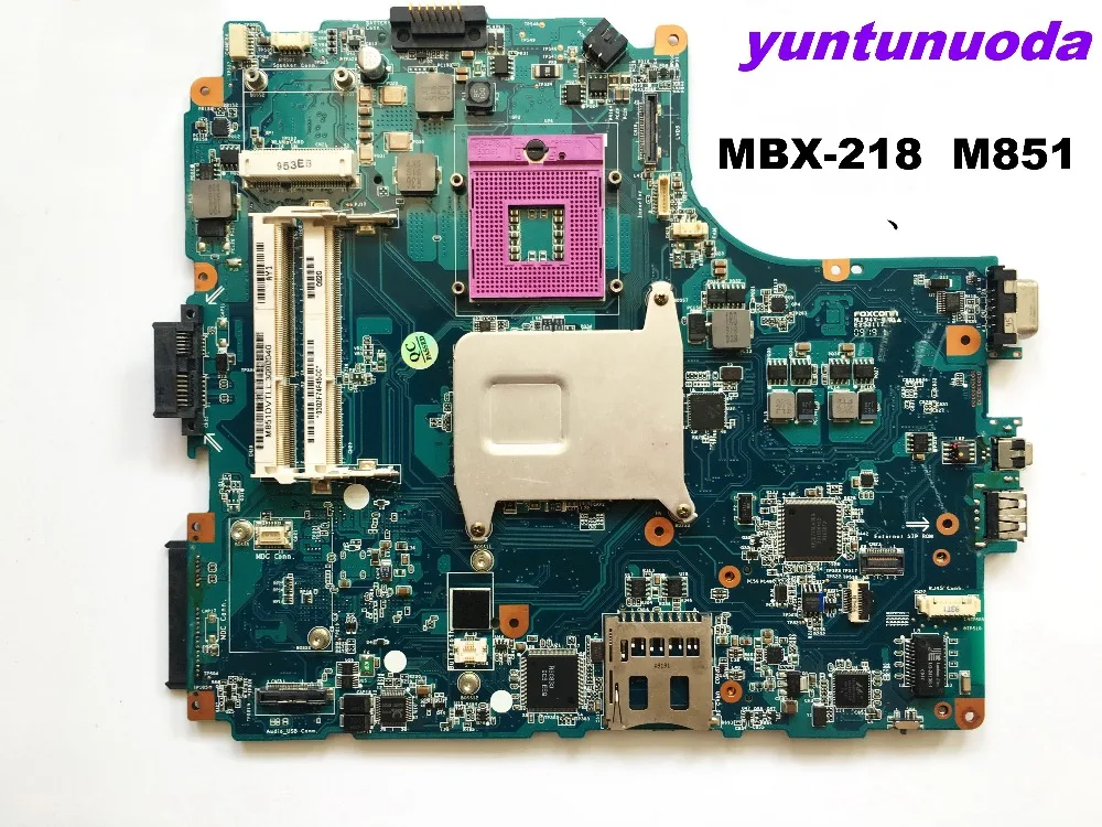 Оригинальная материнская плата для SONY MBX 218 M851 протестирована хорошая бесплатная