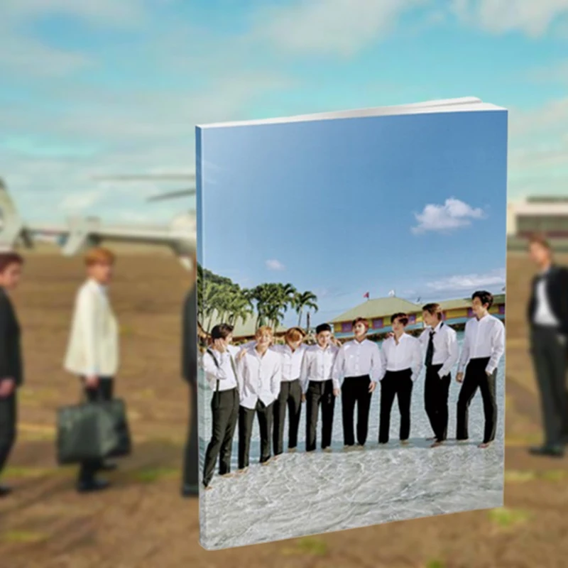 EXO фотоальбом Гаваи в подарок красивый парень лег Чан Ёль Хун парк может лежать