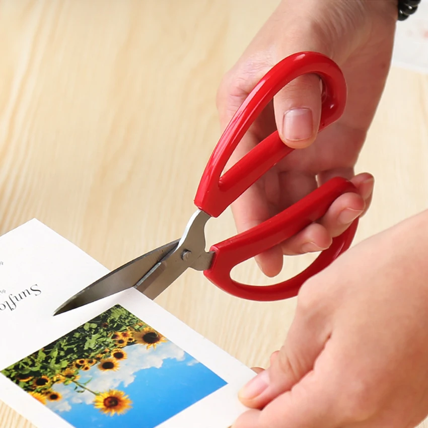 1PC Stainless Steel Scissors Household Office Paper Cutter Sharp Shears Students DIY Tools Durable Craft Gadget NEW | Инструменты
