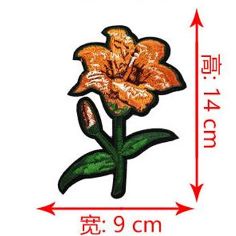 Одежда для женщин и мальчиков с вышитыми нашивками 14 см morning glory iron on patches одежда