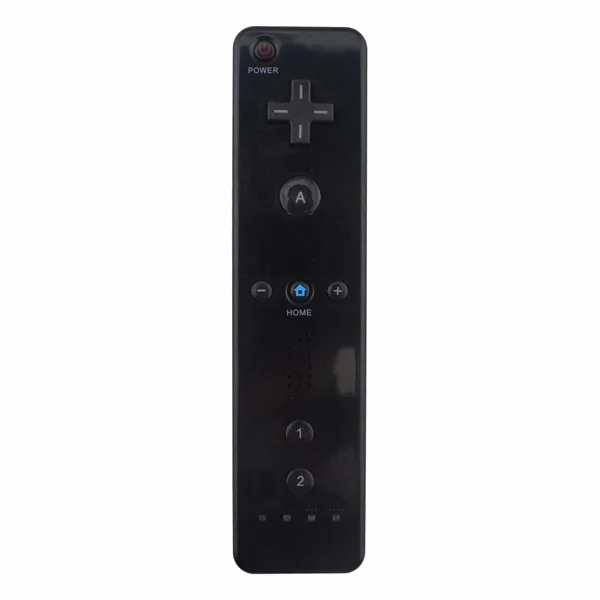 7 цветов, 1 шт., беспроводной геймпад для Nintendo wii, игровой пульт дистанционного управления для wii, пульт дистанционного управления, джойстик без движения плюс - Цвет: black