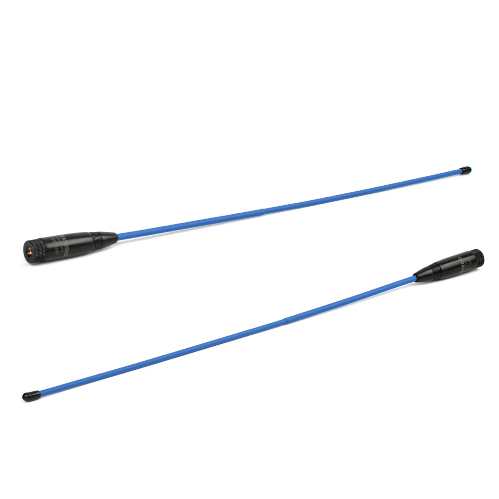 HYS рация Dual Антенны диапазона sma мужской VHF и UHF 144/430 мГц гибкая антенна для VX 180