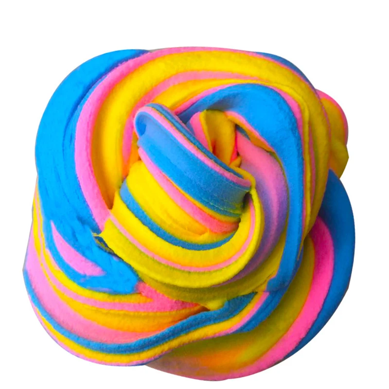 30g Safe Dynamic Fluffy Slime plastic clay Light Clay colorful Modeling Polymer Sand Fidget Plasticine Gum For Handmade Toy | Игрушки и