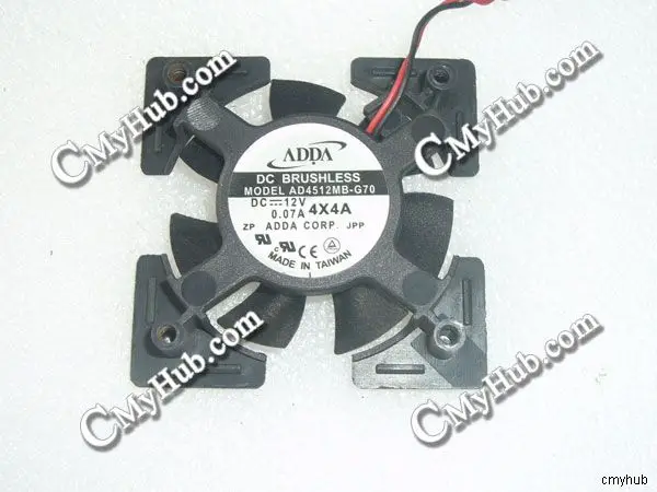 Для ADDA AD4512MB-G70 DC12V 0.07A 4510 4 5 CM 45mm 45x45x10mm 2Pin охлаждающий вентилятор | Компьютеры и офис