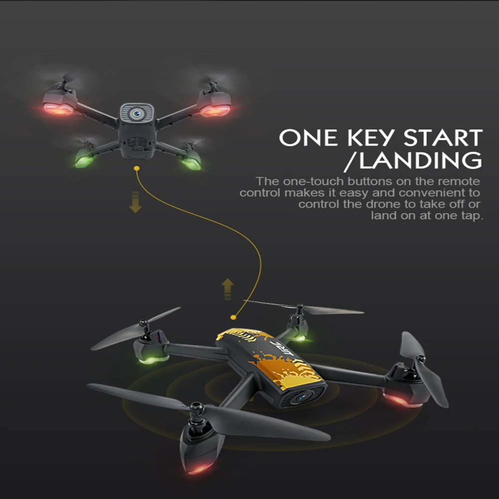 Новый беспилотник 720P Wi Fi камера Селфи Квадрокоптер Rc вертолет GPS