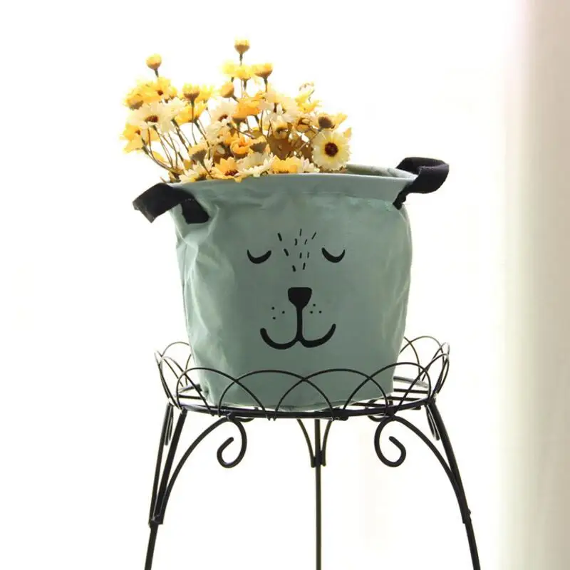 Новый Популярный мультяшный ящик для хранения игрушек органайзер складной