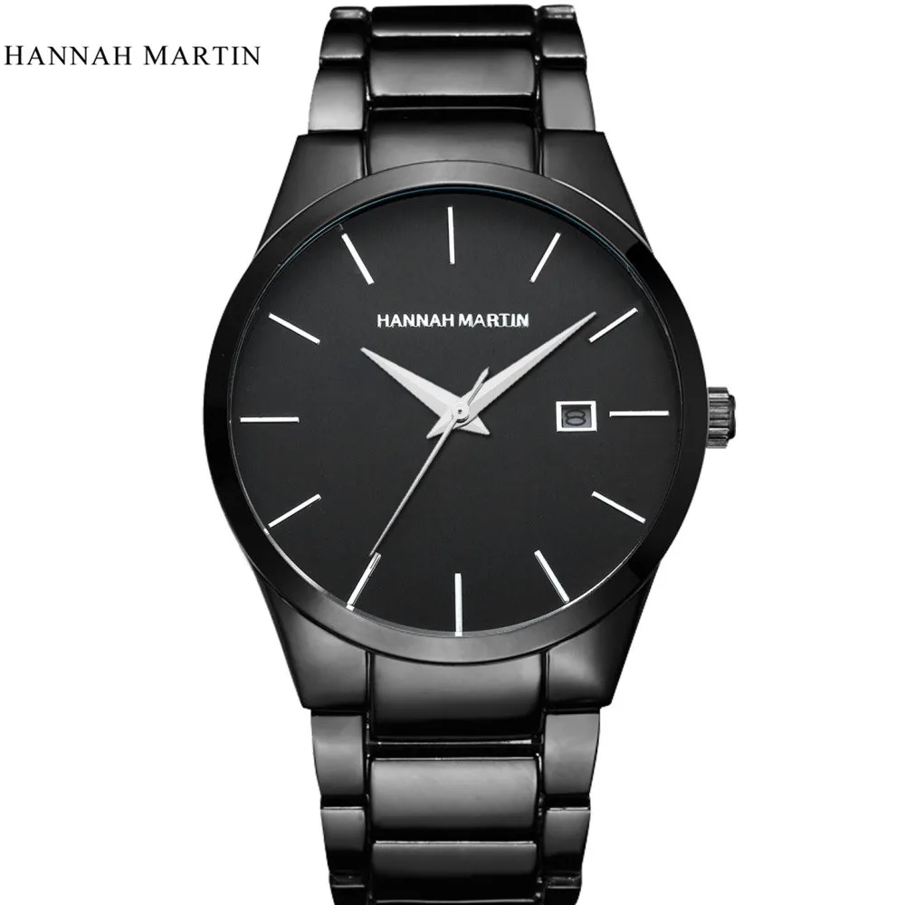 2017 Men Fashion Military Stainless Steel Analog Date Sport Quartz Wrist Watch reloj hombre Relogio Masculino | Наручные часы