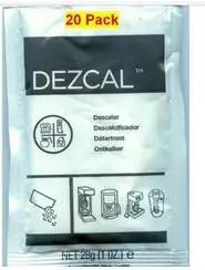 

URNEX DEZCAL COFFEE MAKER & ESPRESSO DESCALER 20 PACK