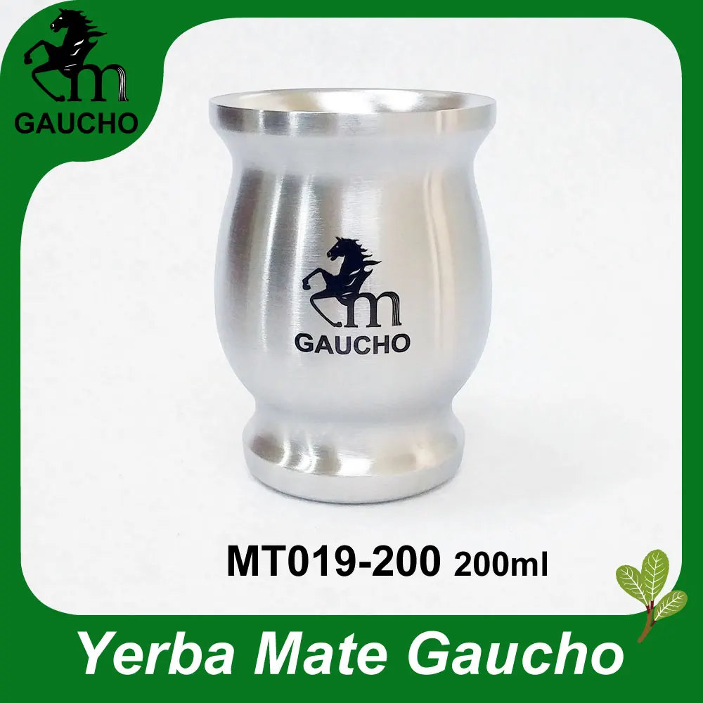 1 шт./лот наборы для заварки чая Yerba mate тыквы Calabash нержавеющая сталь с двойными стенками теплоизоляционные легко держать горячая Распродажа MT019-200