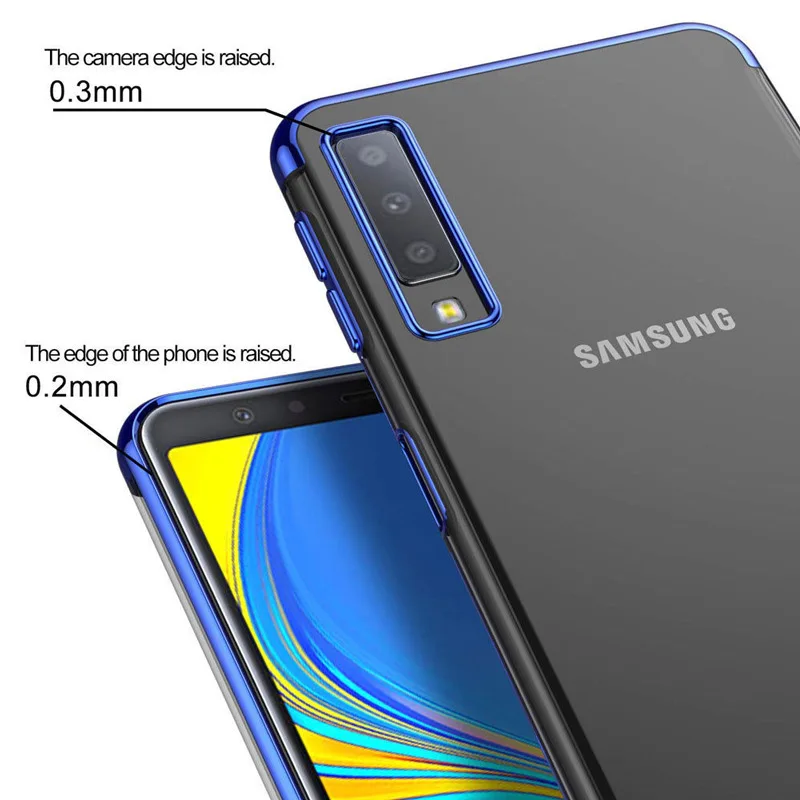 Покрытие чехол для samsung A750 J4 J6 премьер J7 J8 A8 A6 плюс 2018 A3 A5 A7 2017 мягкий TPU примечание 9