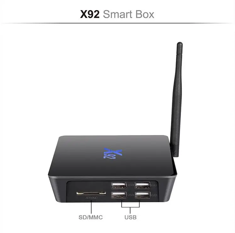 Smart tv box Andriod 6 0 X92 Amlogic S912 HD + 1 год 4500 каналов для взрослых евро немецкий итальянский