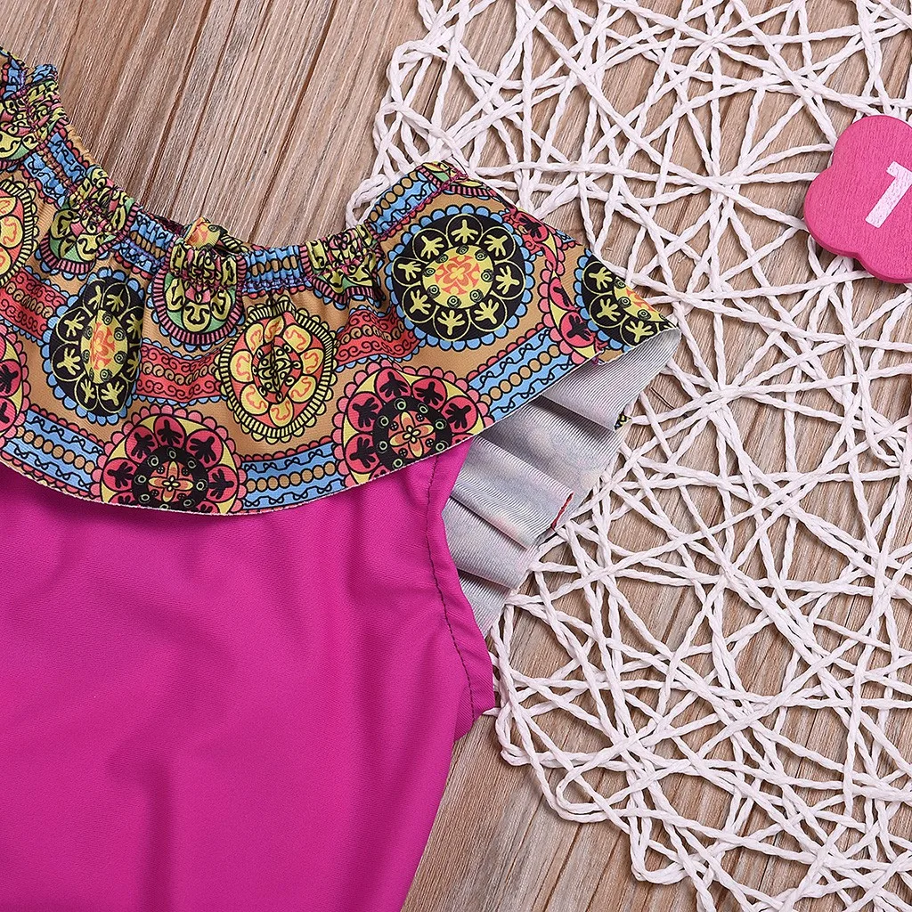 Женский купальник бикини без рукавов в богемном стиле пляжный слитный пляжная