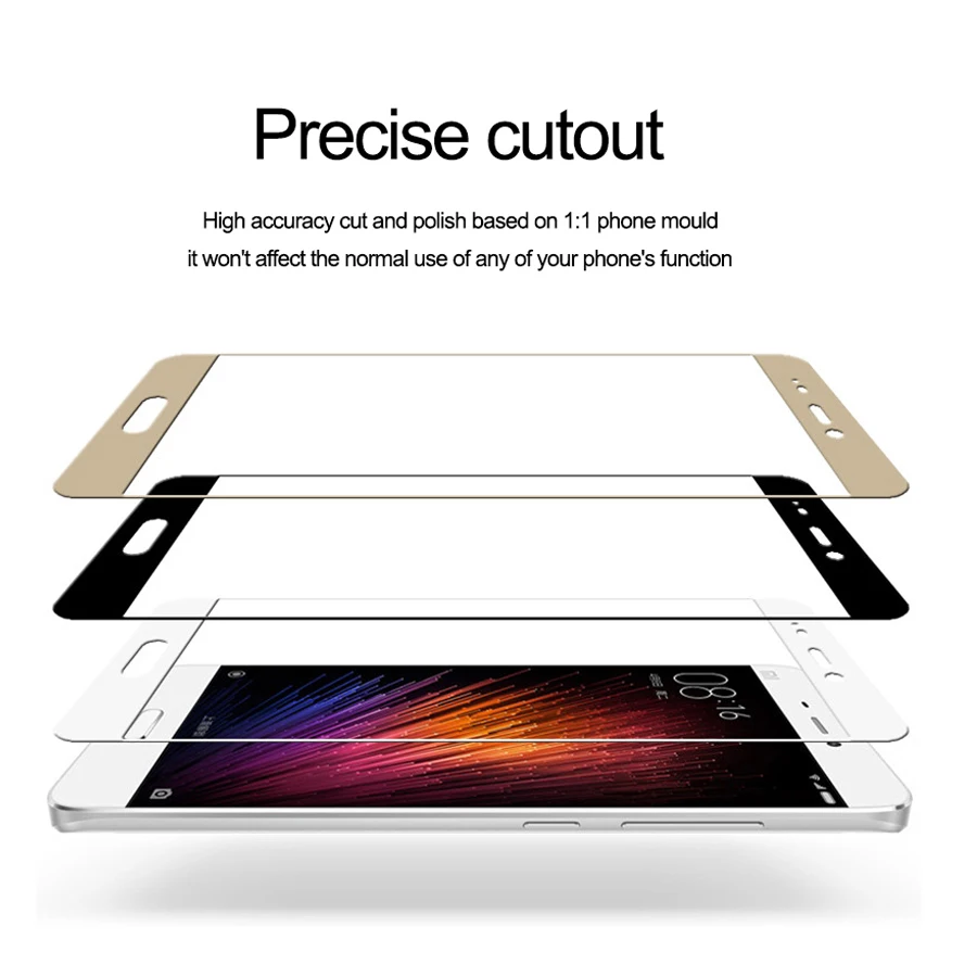 Защитный чехол для телефона Xaomi Mi5 s Mi 5 S Pro закаленное стекло с полным покрытием