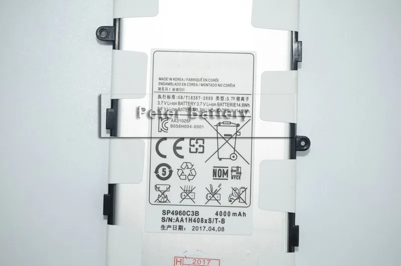 Оригинальный аккумулятор JIGU для Samsung Galaxy Tab 2 7 0 P3100 P6200 P3110 Plus SP4960C3B (14 8 Вт/ч) 4000