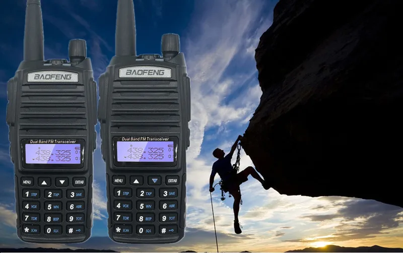 BAOFENG UV-82 8 Вт КВ трансивер Радио Comunicador мощная портативная рация 10 км длинный диапазон UV82 UHF VHF UV 82 Ham CB радио сканер