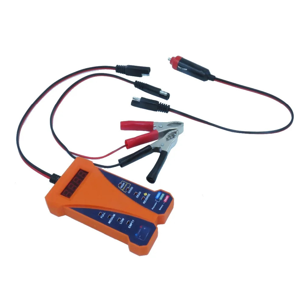 MOTOPOWER 12V Цифровой тестер автомобильного аккумулятора вольтметр система зарядки