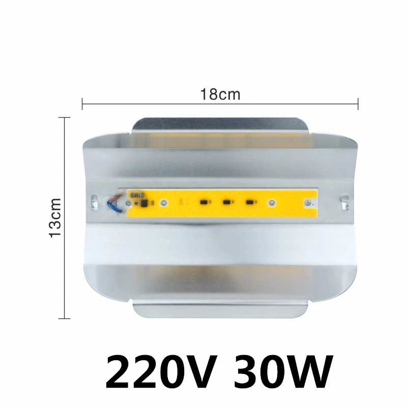 220V 30W Потока СИД светильник 30 Вт 50 Вт 80 Вт на открытом воздухе Точечный светильник потолочные светильник переменного тока 220V 230V 240V Водонепроницаемый IP67 Профессиональный светильник ing лампа - Испускаемый цвет: 220V 30W