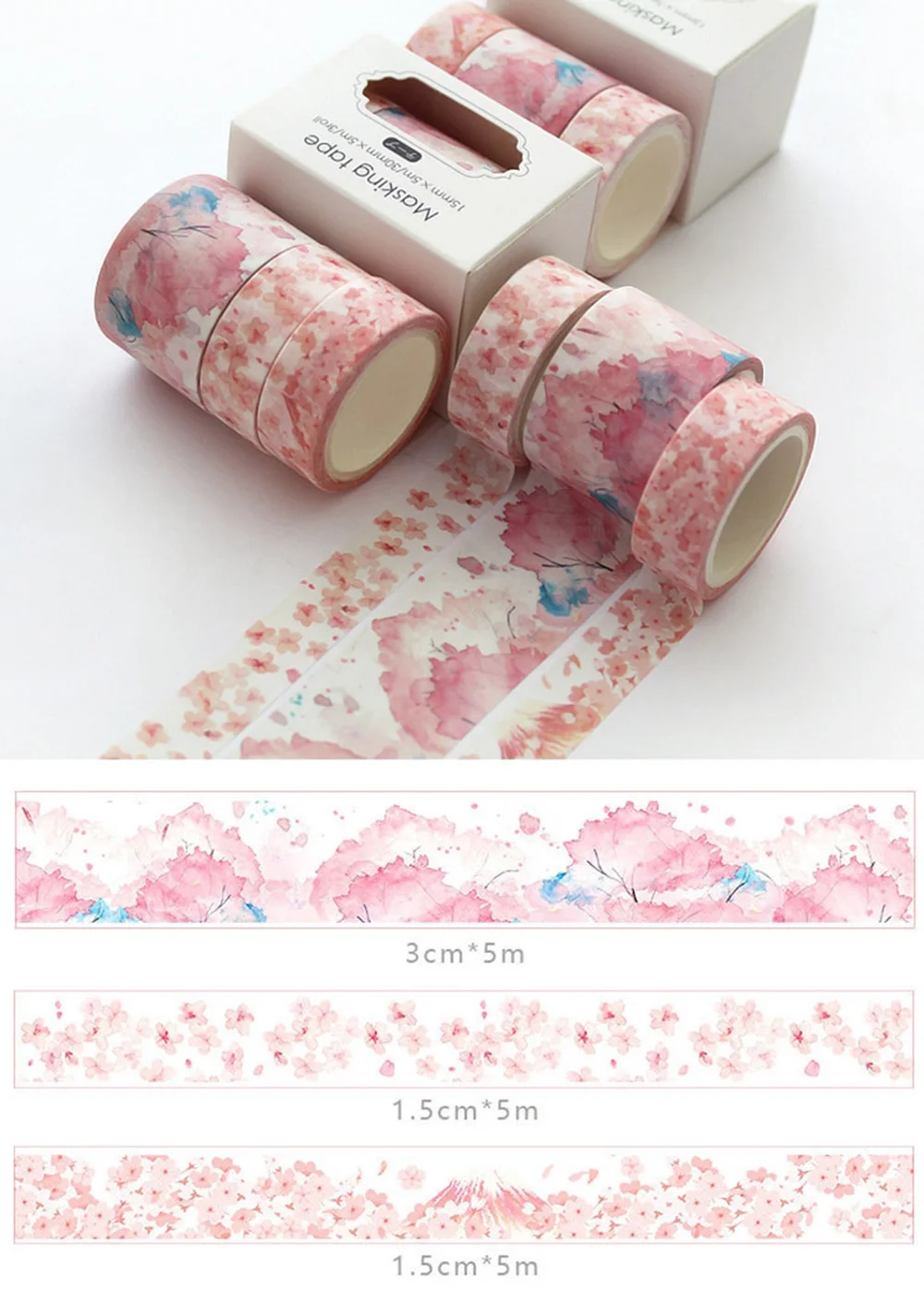 3Pcs/pack Classic Van Gogh Bullet Journal Washi Tape set Starry sky Adhesive Tape DIY Scrapbooking Sticker Label Masking