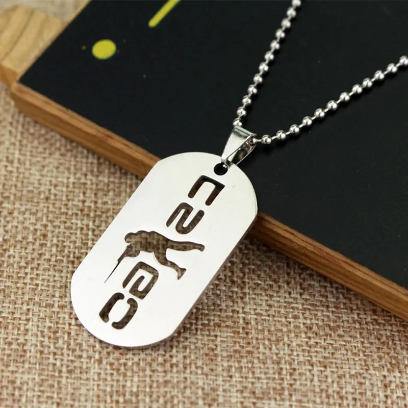 Подвеска из нержавеющей стали Cs Go ожерелье счетчик название бирка CSGO собака