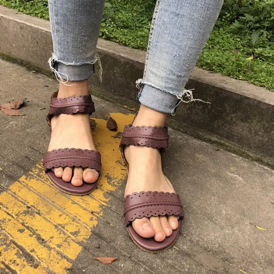 Женские туфли на плоской подошве Espadrille римские сандалии платформе летние zapatillas