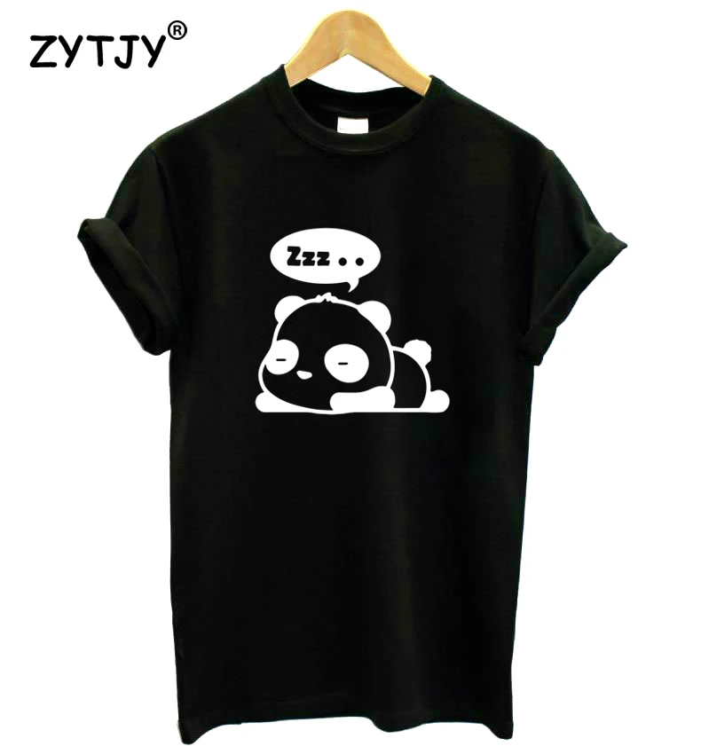 

sleepy panda Print Women Tshirt Cotton Casual Funny t Shirt For Girl Top Tee Hipster Tumblr Drop Ship HH-69