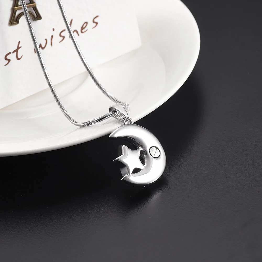 Многоцветная подвеска кремационной урны Moon Star ожерелье памятные украшения для