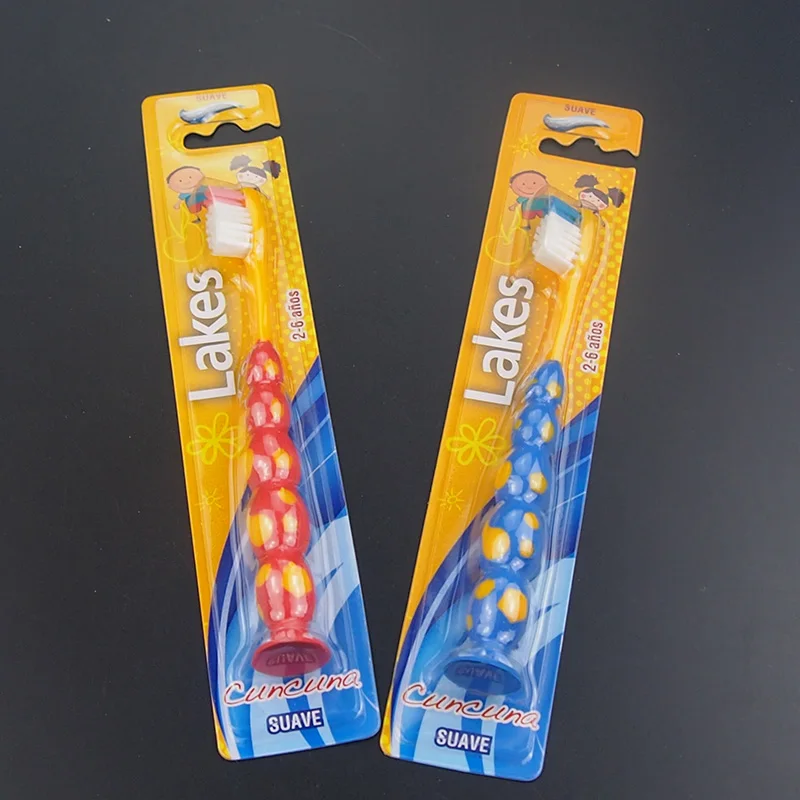 12 шт. детская зубная щетка необычная коробка упаковка Детская мультяшная мягкая