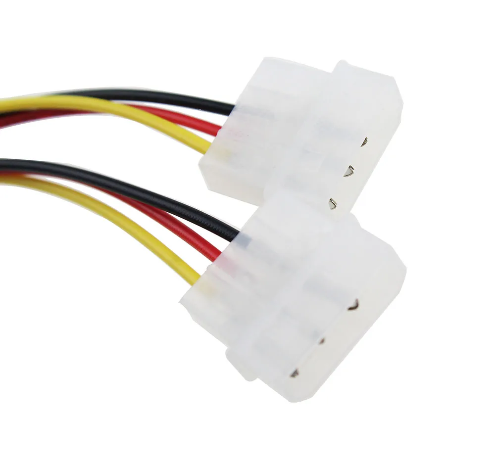 10 шт. адаптер питания PCI E 6Pin мама к Molex 4pin x2 сплиттер видеокарта Express удлинительные