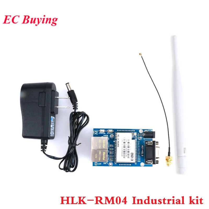 Комплект для макетной платы HLK RM04, серия портов для Ethernet, Wi-Fi, беспроводной модуль адаптера, промышленный комплект (art.: 7ac4e7625) - 7ac4e7625