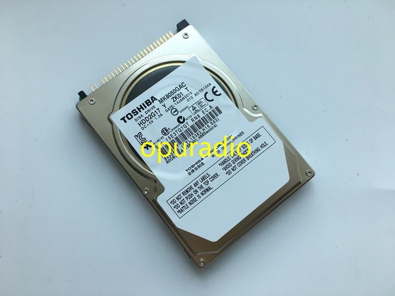 Оригинальный новый диск MK8050GAC MK8050GACE ZK01 DC + 5V 1.3A 80GB для BMWW CIC радио автомобиля HDD