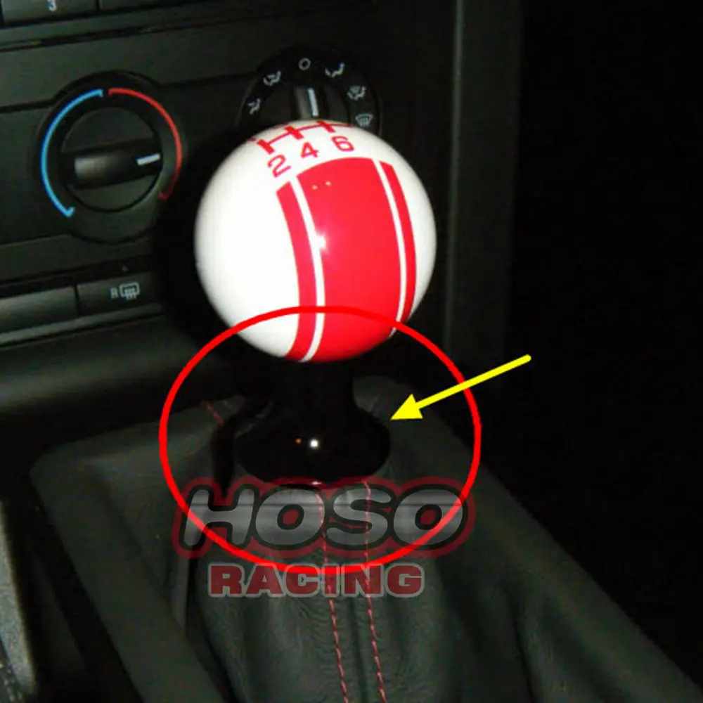 Hoso raicng Aluminum Gear Shift Knob Boot Retainer Adapter For Most honda Mitsubishi Mazda Infiniti Nissan Mustang | Автомобили и