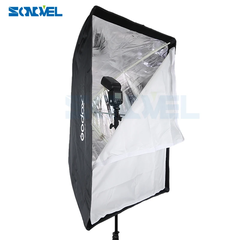 GODOX 60x90 см/60*90 см 24 &quot* 35&quot Портативный квадратный сетчатый Зонт с Сотами фото