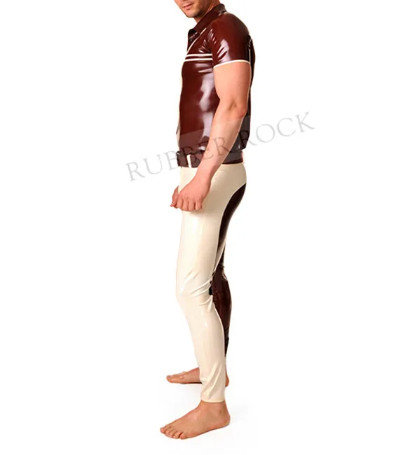 

Latex Brown Shirt With Leggings Sext Latex Tight Suit