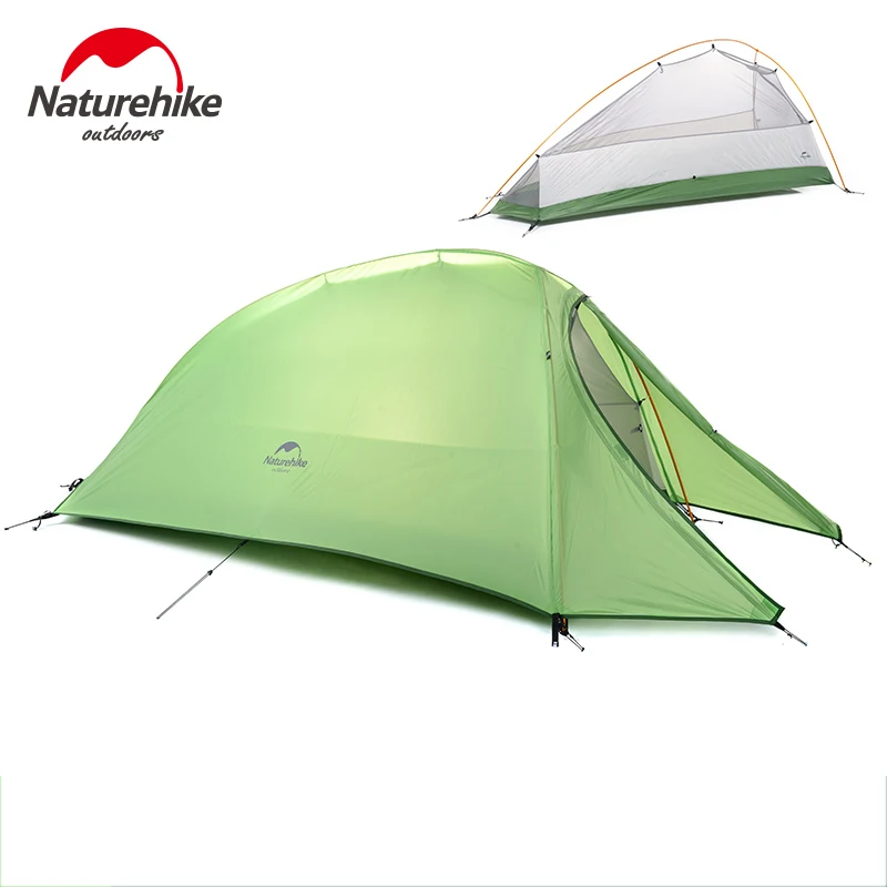 Палатка вигвам NatureHike на 1 человек двухслойная Ультралегкая Складная